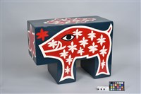 藏品(山豬木鼓)的圖片